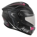 Casco Moto Integral Hawk Rs1x Rpm Magenta Thunder Brillante M
