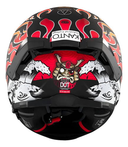 Casco Moto Mt Thunder 4 Sv Yamanaka B3 Brillante Doble Visor