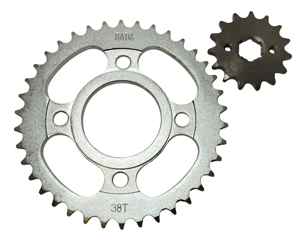 Kit Corona Y Piñón Zanella Rx 150 4t 38/15t Rpm925 Gris