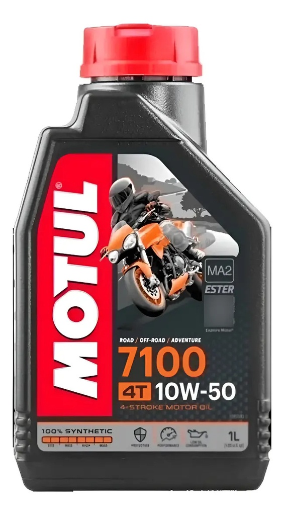 Aceite Lubricante Motul 7100 4t  100% Sintetico Rpm925
