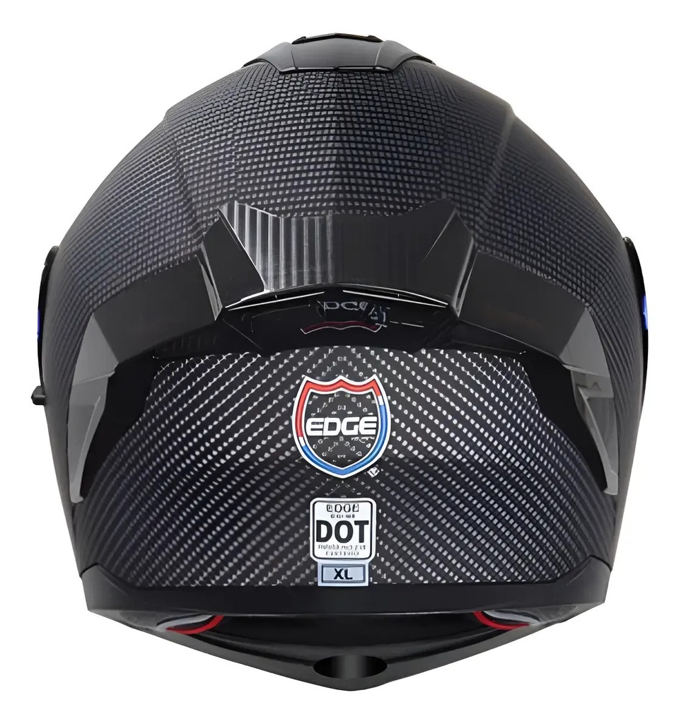 CASCO ABATIBLE/FLIP UP HELMET EDGE SOLID CARBON DECAL - TL