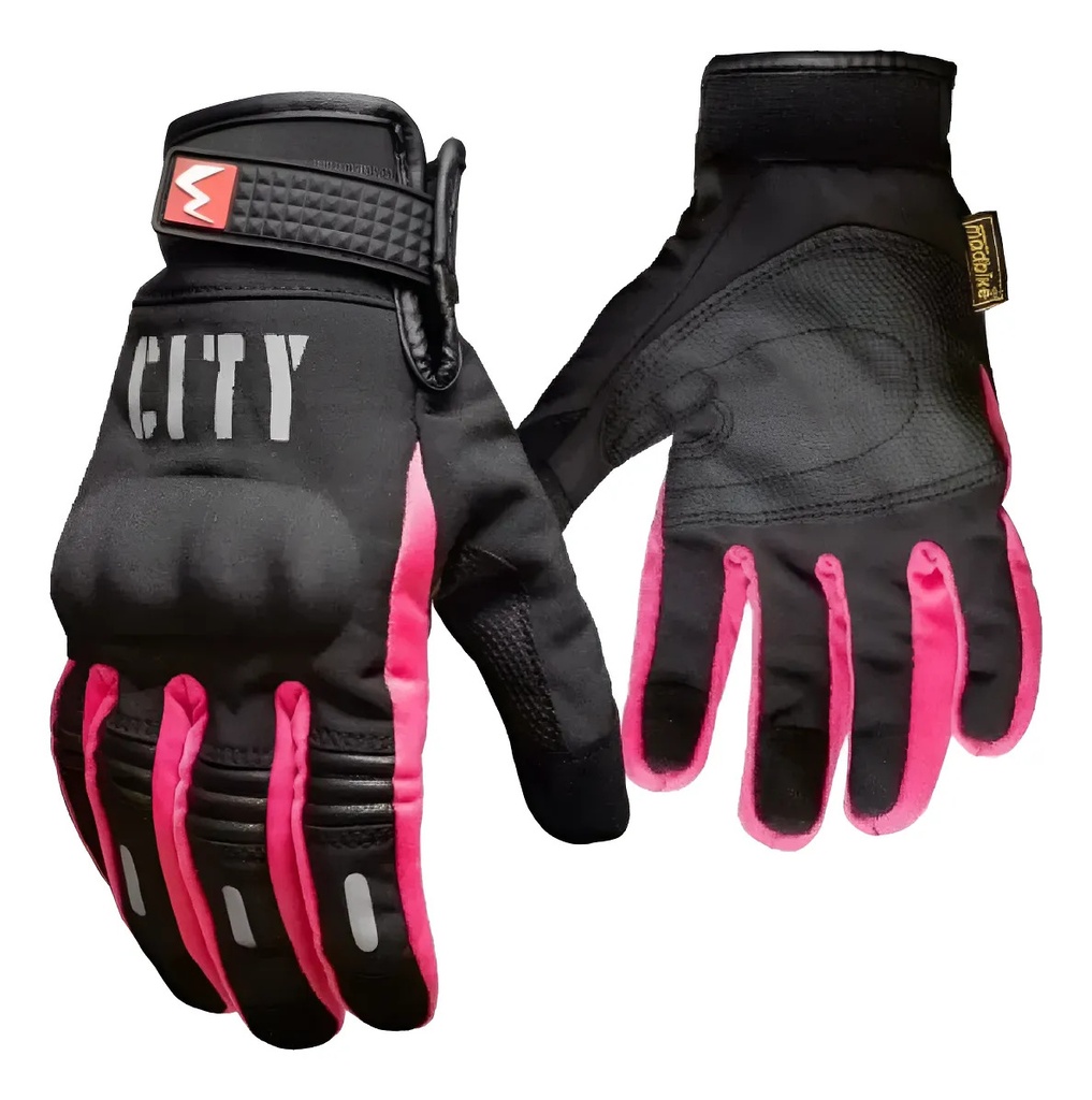 Guantes de Moto Tactiles de Neoprene con Proteccion para Dama