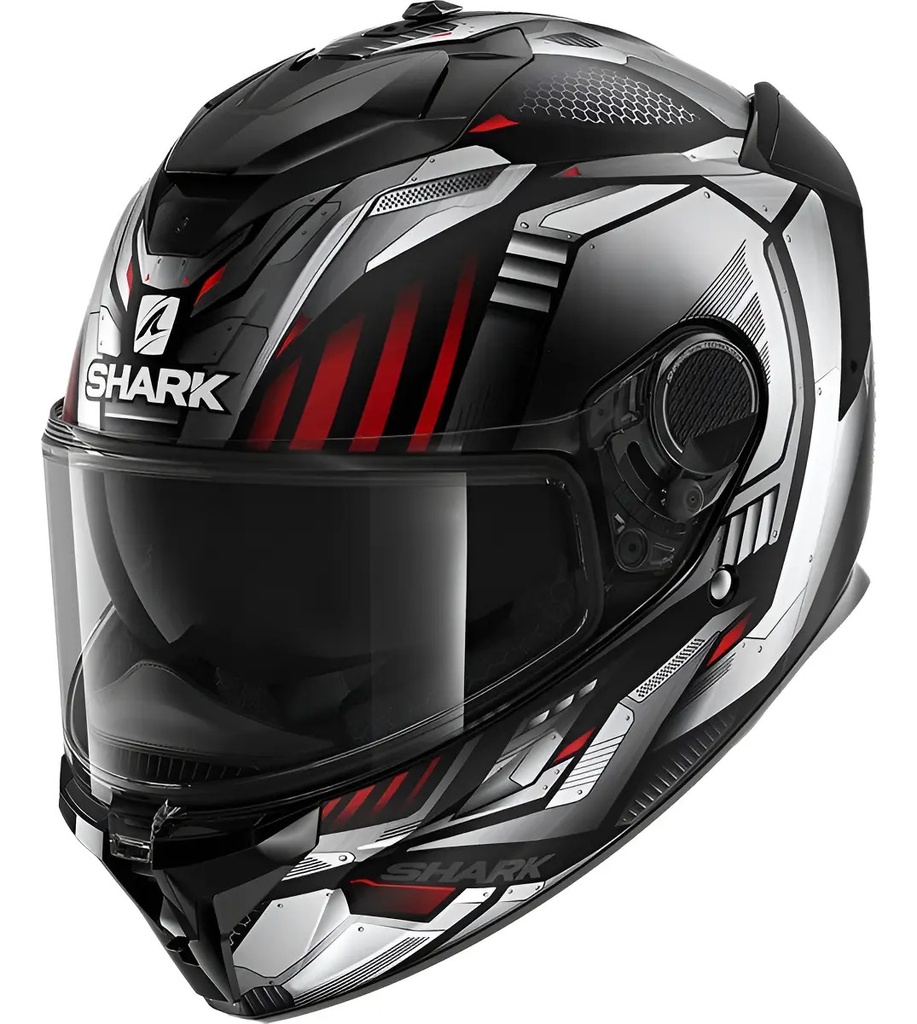 Casco Integral Moto Shark Spartan Gt Pro Doble Visor Rpm Negro/rojo Replikan Mate M
