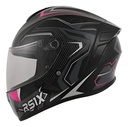 Casco Moto Integral Hawk Rs1x Rpm Magenta Thunder Brillante M
