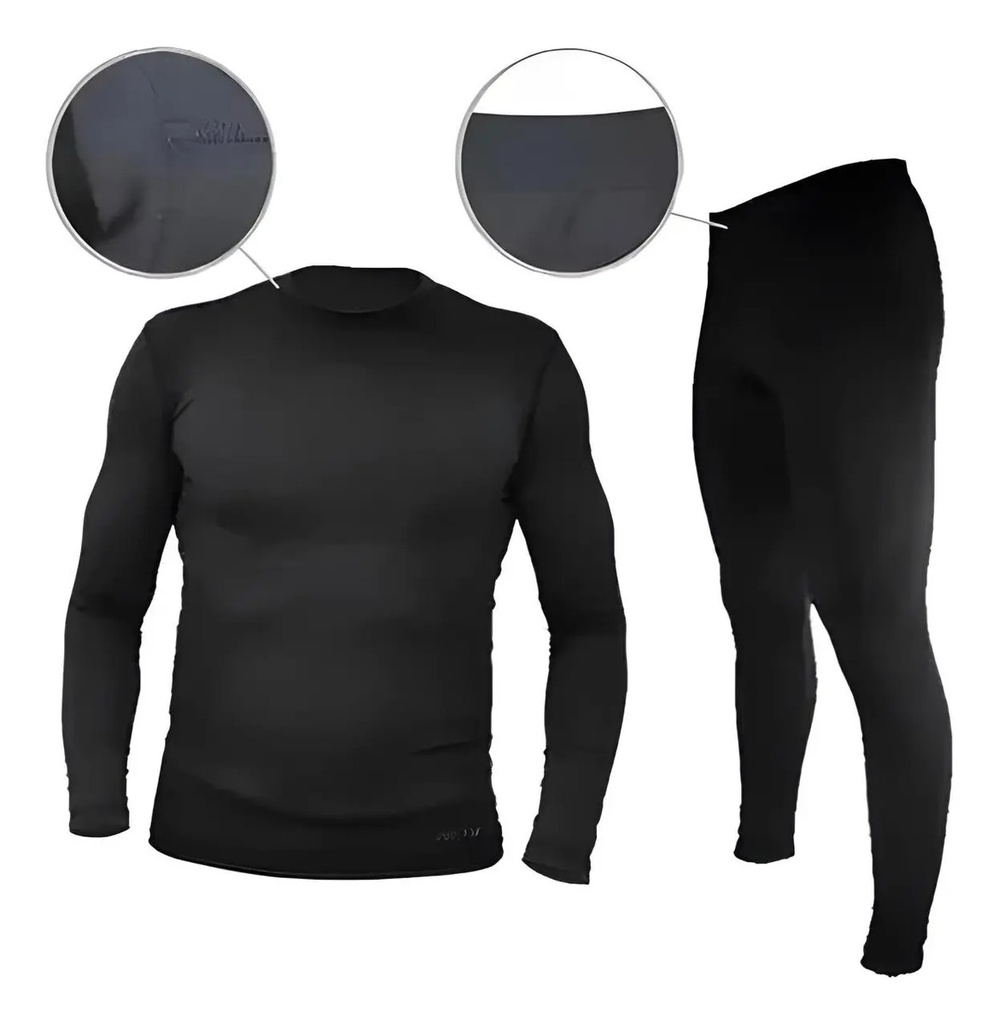 Conjunto Primera Piel Calza Y Remera Térmica 