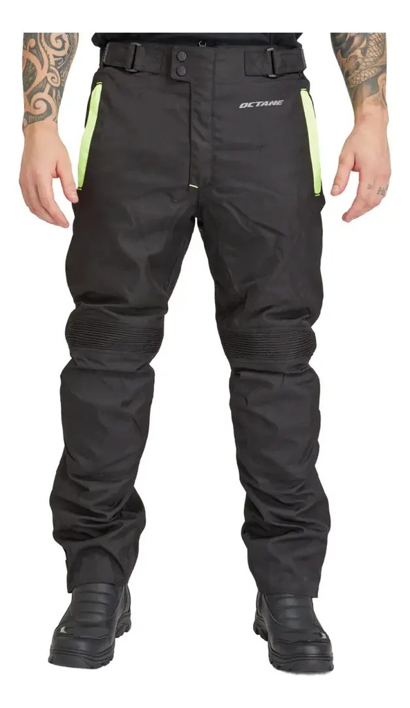 Pantalon Moto Con Protecciones Octane Neocity Negro Rpm