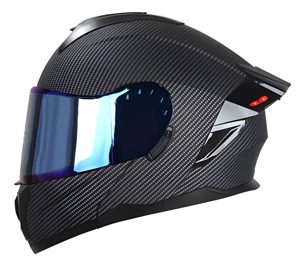 CASCO ABATIBLE/FLIP UP HELMET EDGE SOLID CARBON DECAL - TL