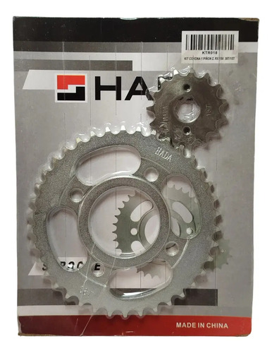 Kit Corona Y Piñón Zanella Rx 150 4t 38/15t Rpm925 Gris