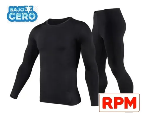 Calza Térmica Moto Conjunto Remera Y Pantalón  Rpm925