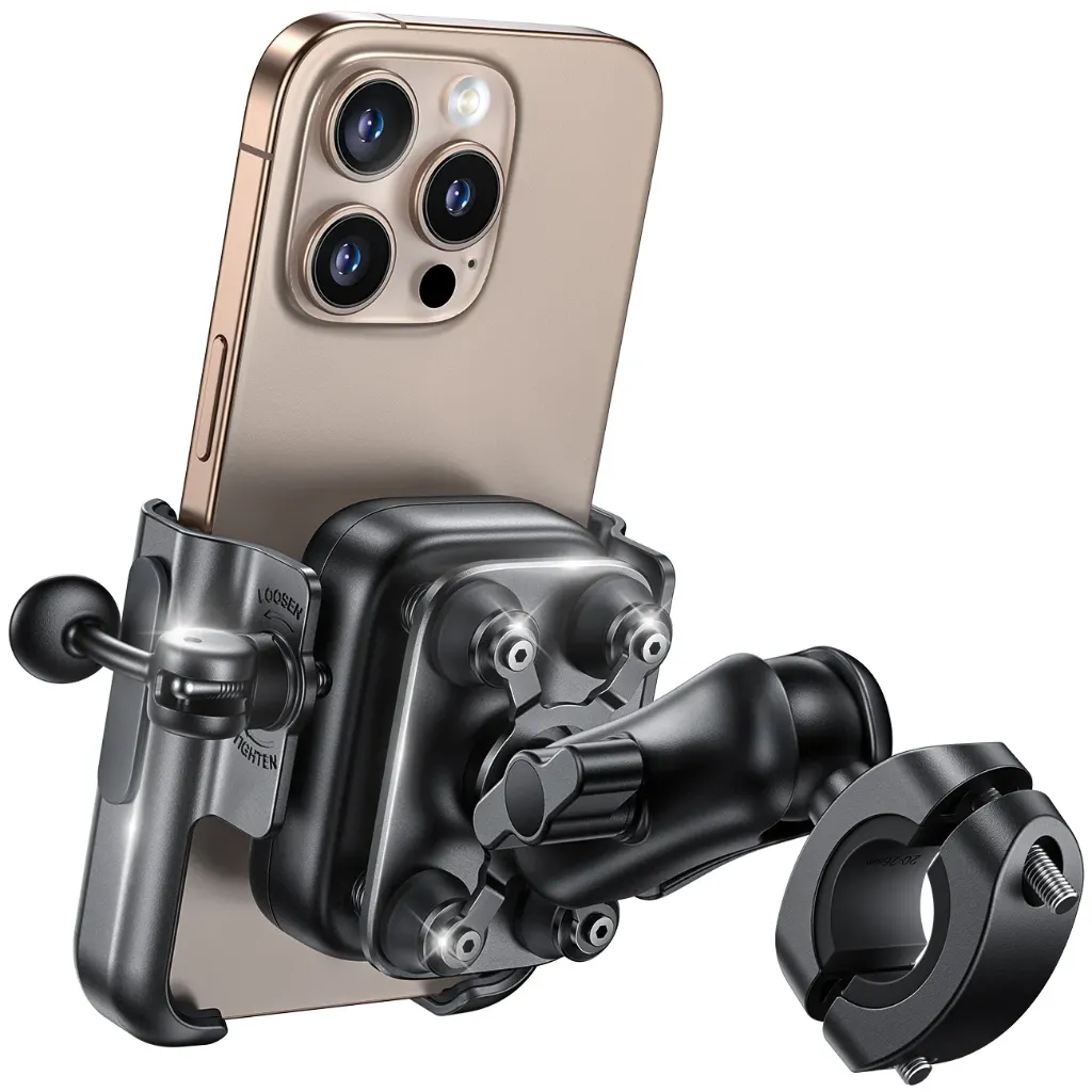 Soporte Porta Celular Gps Manubrio Moto Lamicall Bs02 Rpm925 Negro