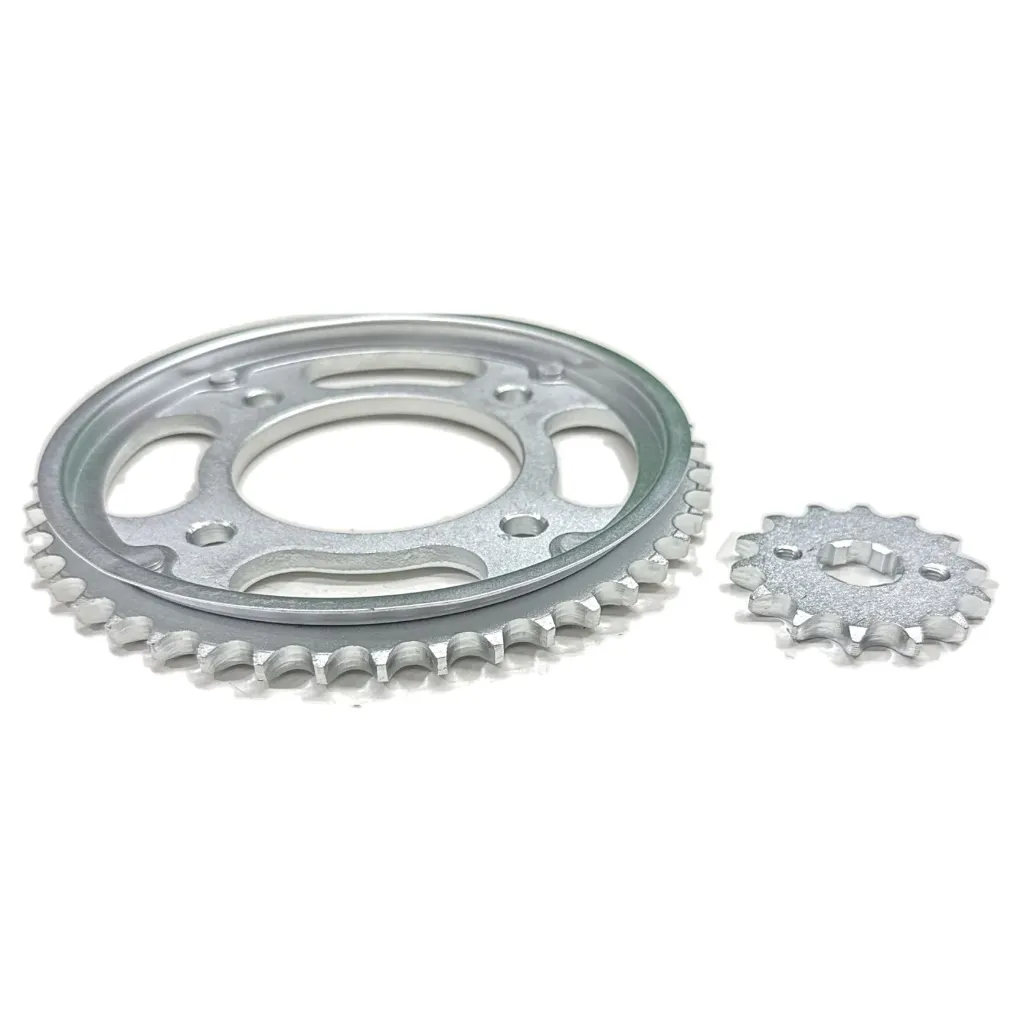 [43671] Kit Corona Y Piñon Motomel Dakar 200 50/16 Rpm925 Gris