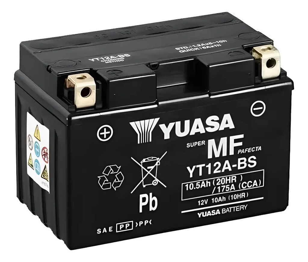 [7066] Batería Moto Yuasa Yt12b-bs Yt12b-4 Honda Yamaha Rpm