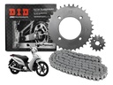 Kit De Transmision DID 34-14 428HS-106L Honda Biz 125