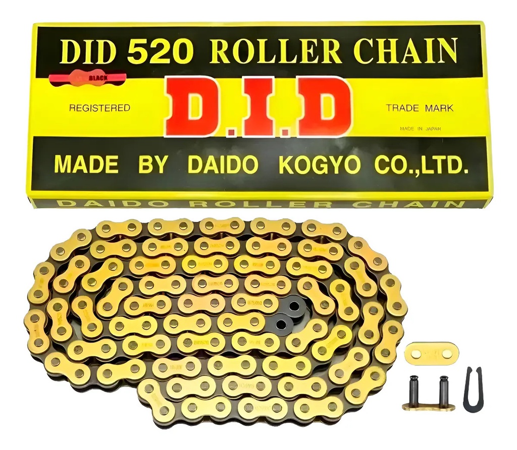 [2205] Cadena De Transmisión Did 520 X 118 Dorada Xr Xtz 250 Cbx Dorado