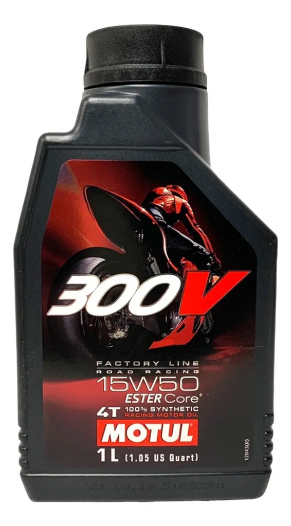 [026BA] Aceite Motul 300V 4T 15W50 1L