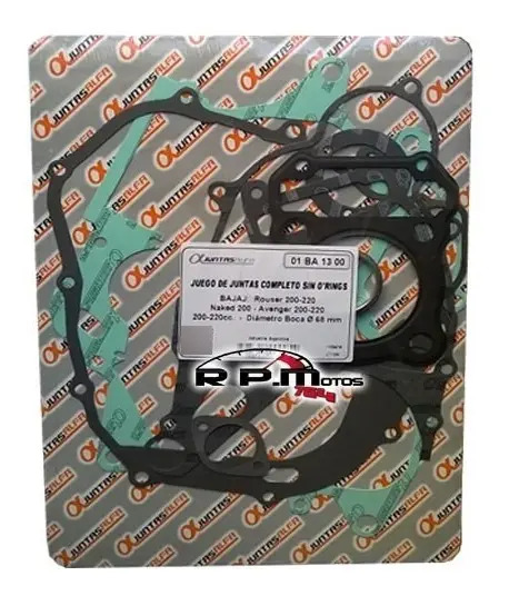 [1571/00530-627] Juego De Juntas De Motor Alfa 01BA1300 Bajaj Rouser 200 220