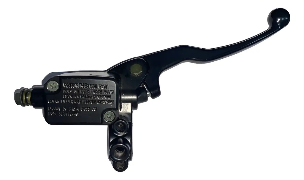 Bomba De Freno Rouser Ns 200 Manija Soporte Y Bulbo Neo Force  Negro