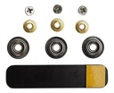 Kit Repuestos Broches Suizo 721 Mecanismo/burbuja Casco Hawk