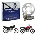 Kit de Transmision Riffel 16-43 428H Honda CG Titan 150
