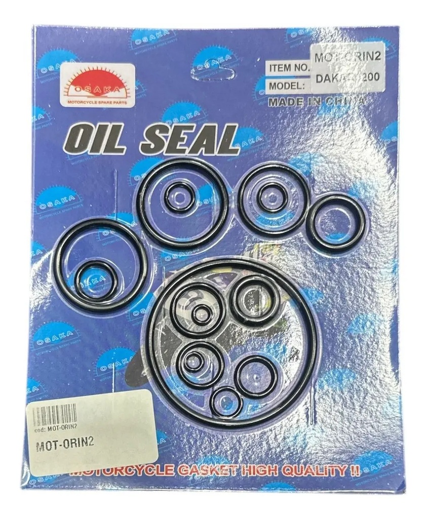 Juego de O'Rings de Encendido Motomel Dakar 200