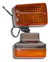 Juego De Farol Giro Cono Power Honda C90 Delantero Gris