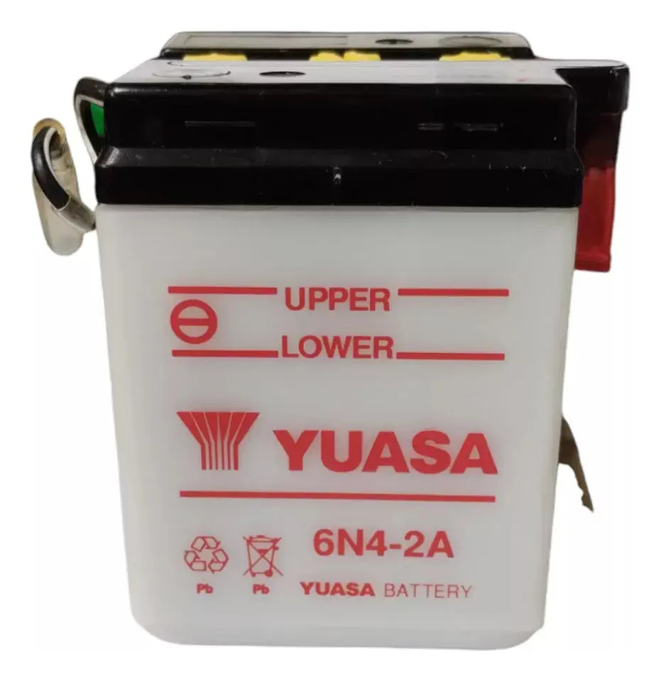 Bateria Moto Yuasa 6n4 2a Suzuki Ax 100 6v Rpm