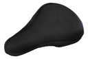 Funda Cubre Asiento Bicicleta Gel Lisa Mediana Negro