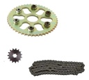 Kit Transmision Moto Motomel Xmm 250 48/16 Con Cadena Rpm Gris/dorado