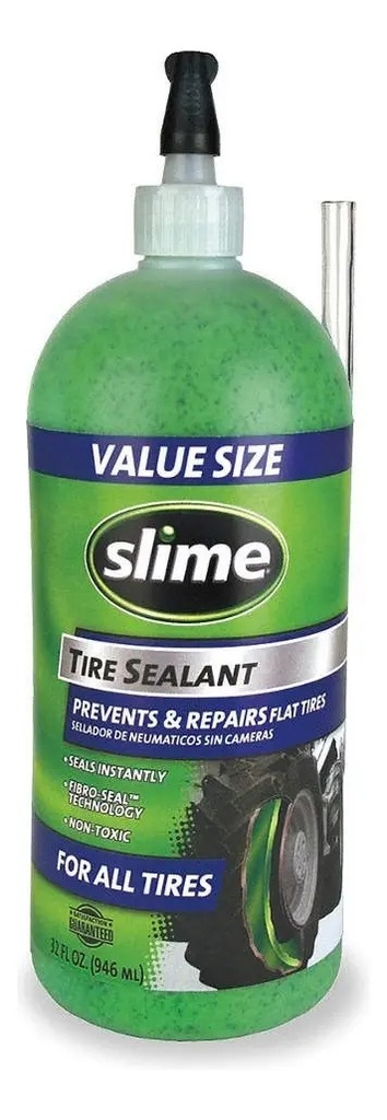 Liquido Antipinchadura Slime 32oz Sin Cámara Bicicleta Moto