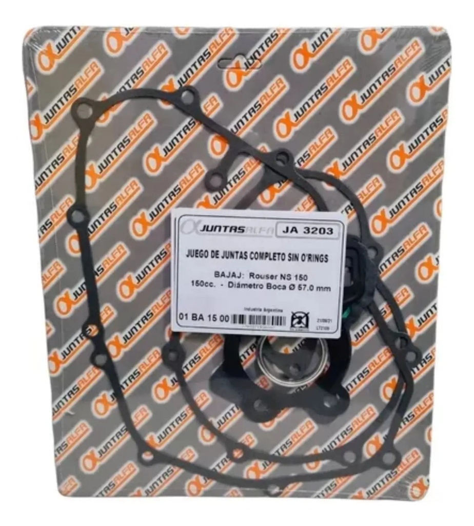 Juego De Juntas Bajaj Rouser Ns 150  57.0mm Rpm