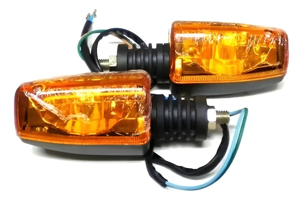 Set Faros Giros Zanella Rx 150 Rd Bk Cg Titan Ybr Storm Cb1 Izquierdo/derecho