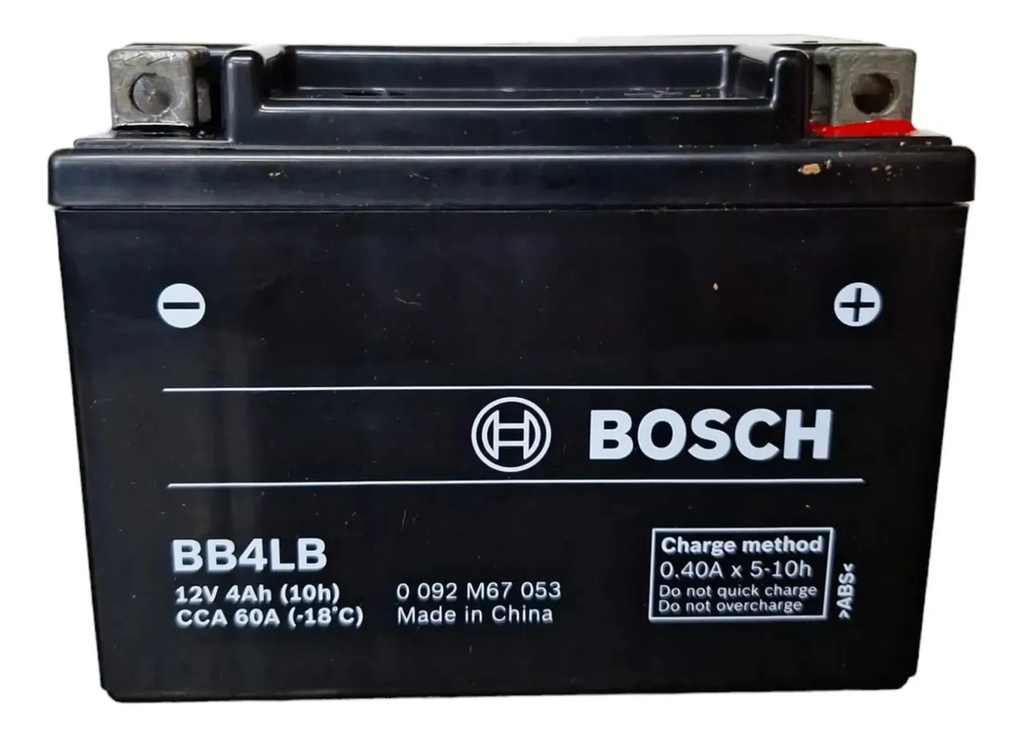 Bateria 12v Gel Bosch Ytx4l-bs Titan 125 Fan Bross Navi Rpm Derecho