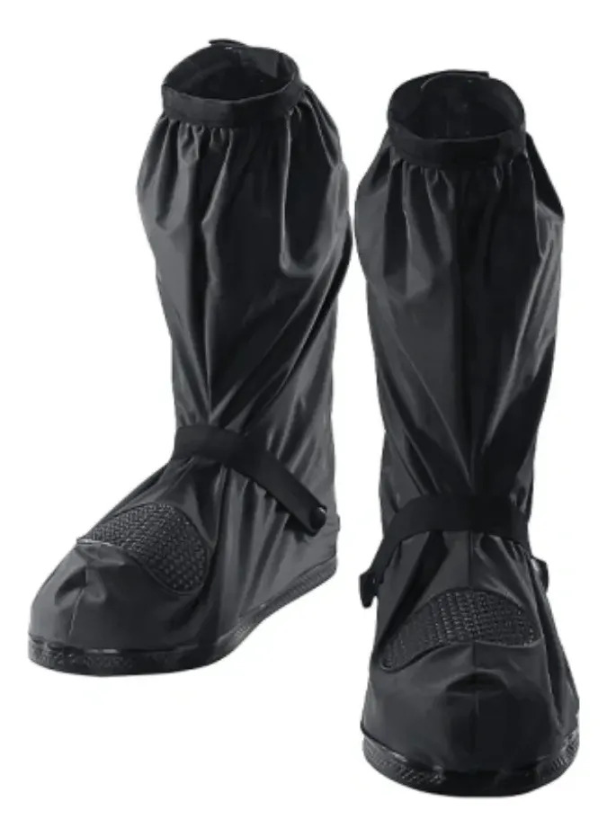 Galochas Cubre Calzado Impermeable Con Cierre Scoyco Rb02 Negro 2xl
