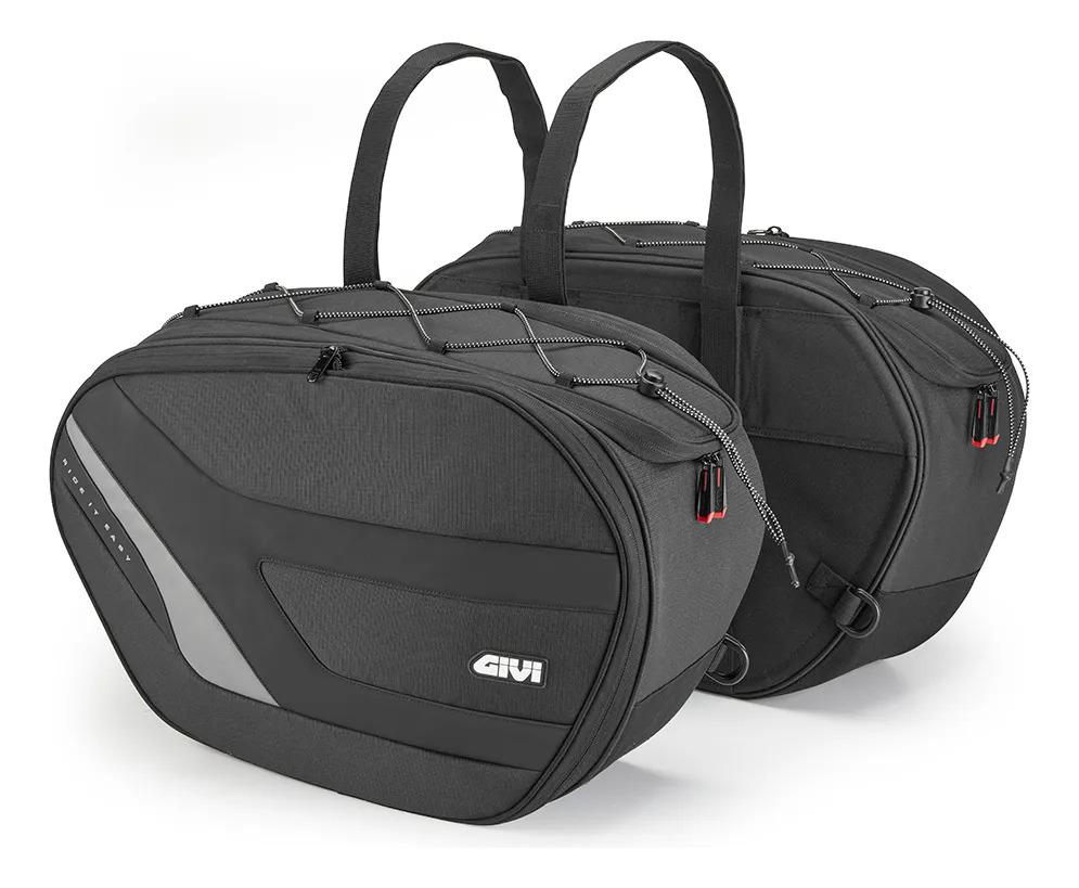 Alforjas Laterales Expandibles Givi Easy10 27/35 Lts Rpm Negro