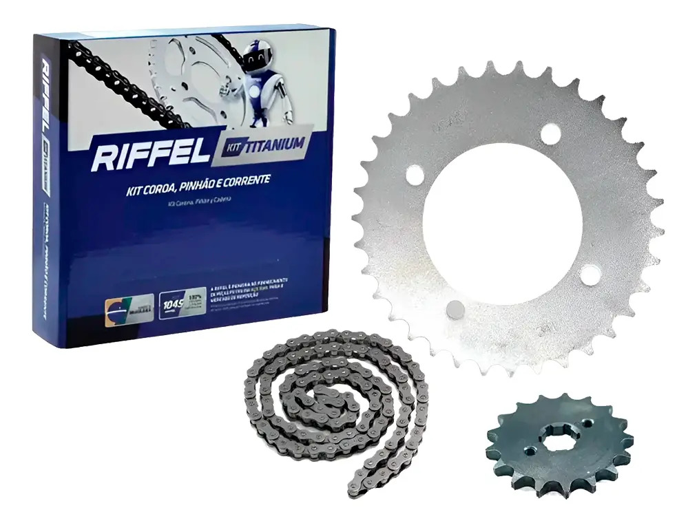 Kit de Transmision Riffel 14-34 Honda Biz 125
