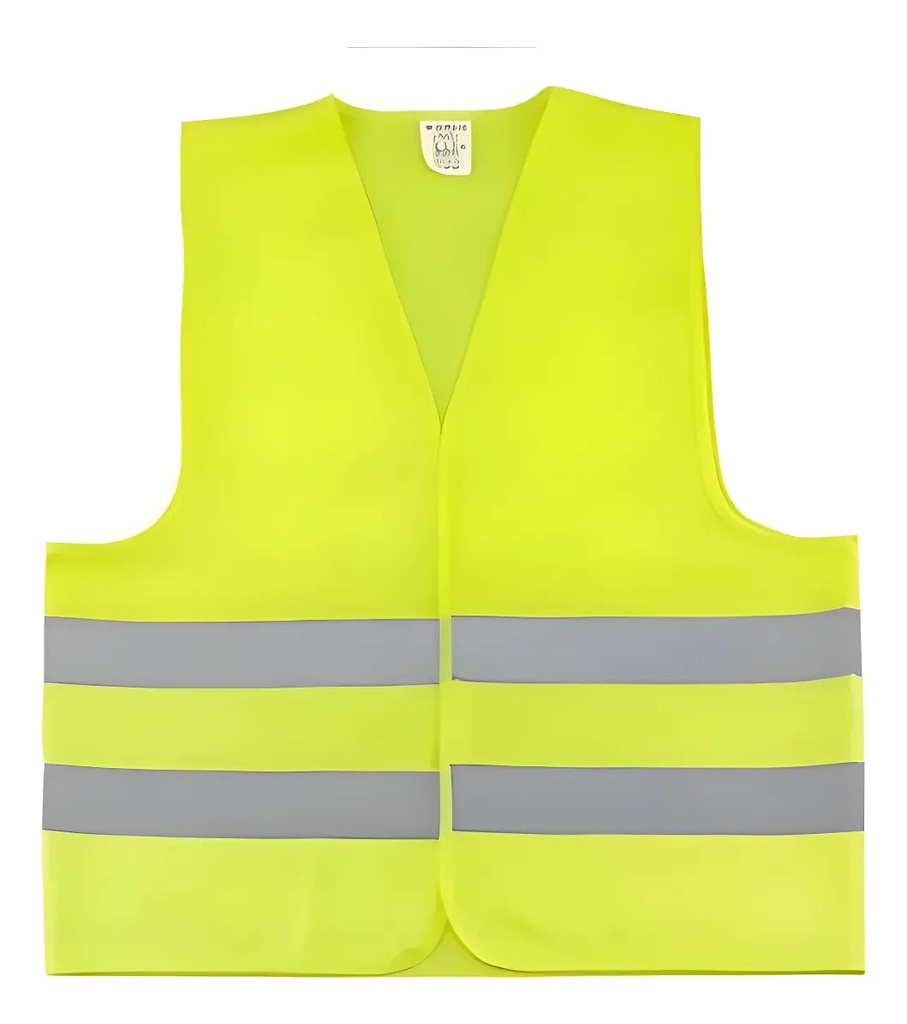 Chaleco Refractario Reflectivo Moto Fluor Rpm