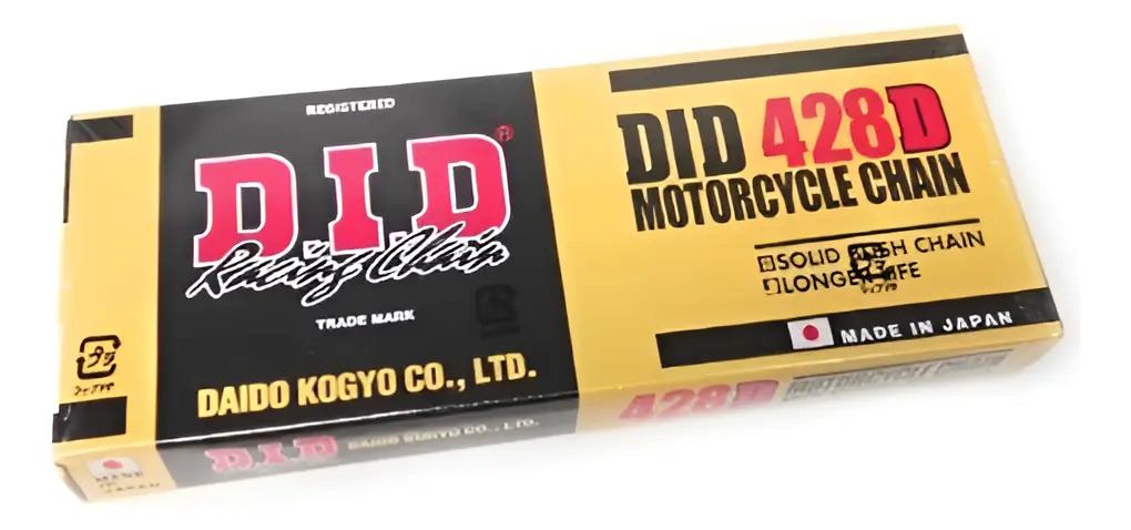 Cadena De Transmision Did 428 X 134 Japon Fz 16 Skua Xr 125 Xr 150 Gris