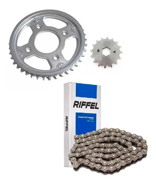 Kit Transmision 16/38T Cadena Riffel 428H x 118L CG 150 S2
