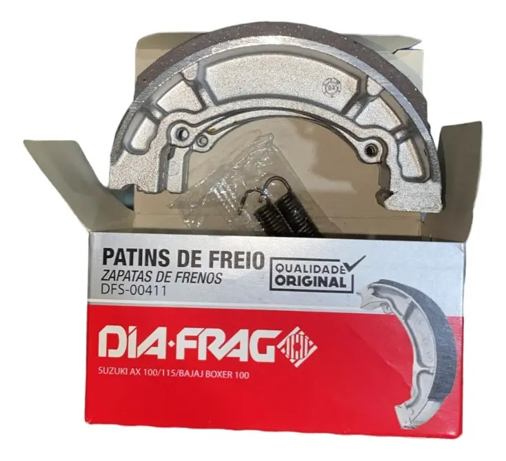 Zapata de Freno Juego Suzuki AX 100 (A100) Diafragma