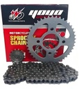 Kit de Transmision Completo 13/37 Cadena 520-106 Honda CBX 250 Twister