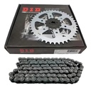 Kit Transmision Did Ktm 200 Piñon Corona Cadena Oring Rpm Gris