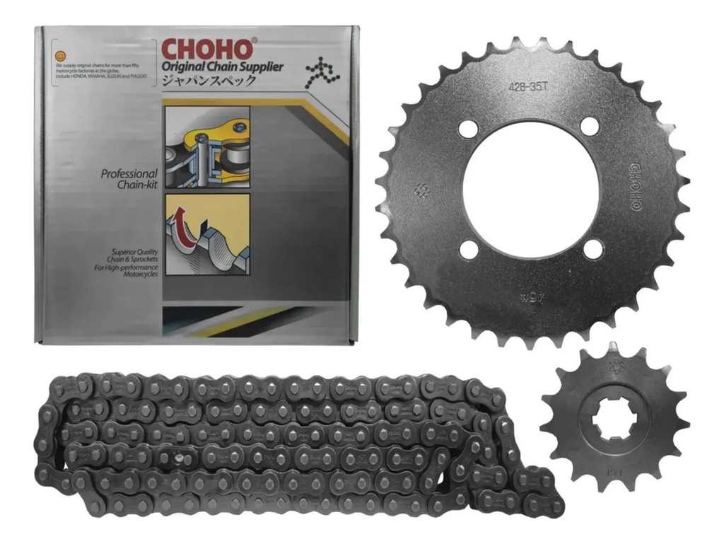 Kit de Transmision Choho Completo Yamaha New Crypton 110