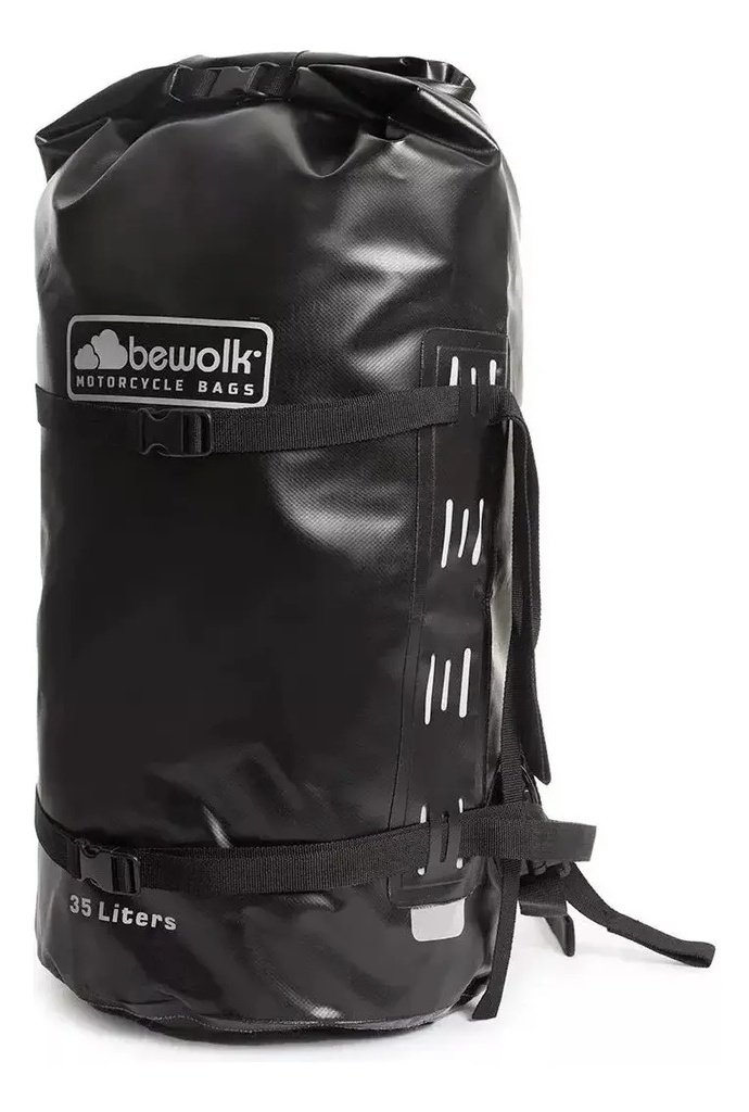 Bolso Impermeable Doble Entrada 40 Lts Bewolk Bb1240h Negro