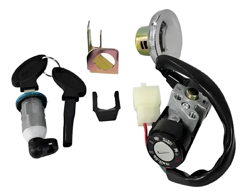 [1635/00092-022] Kit Llave De Contacto Cerradura Gilera Smash Revolution 