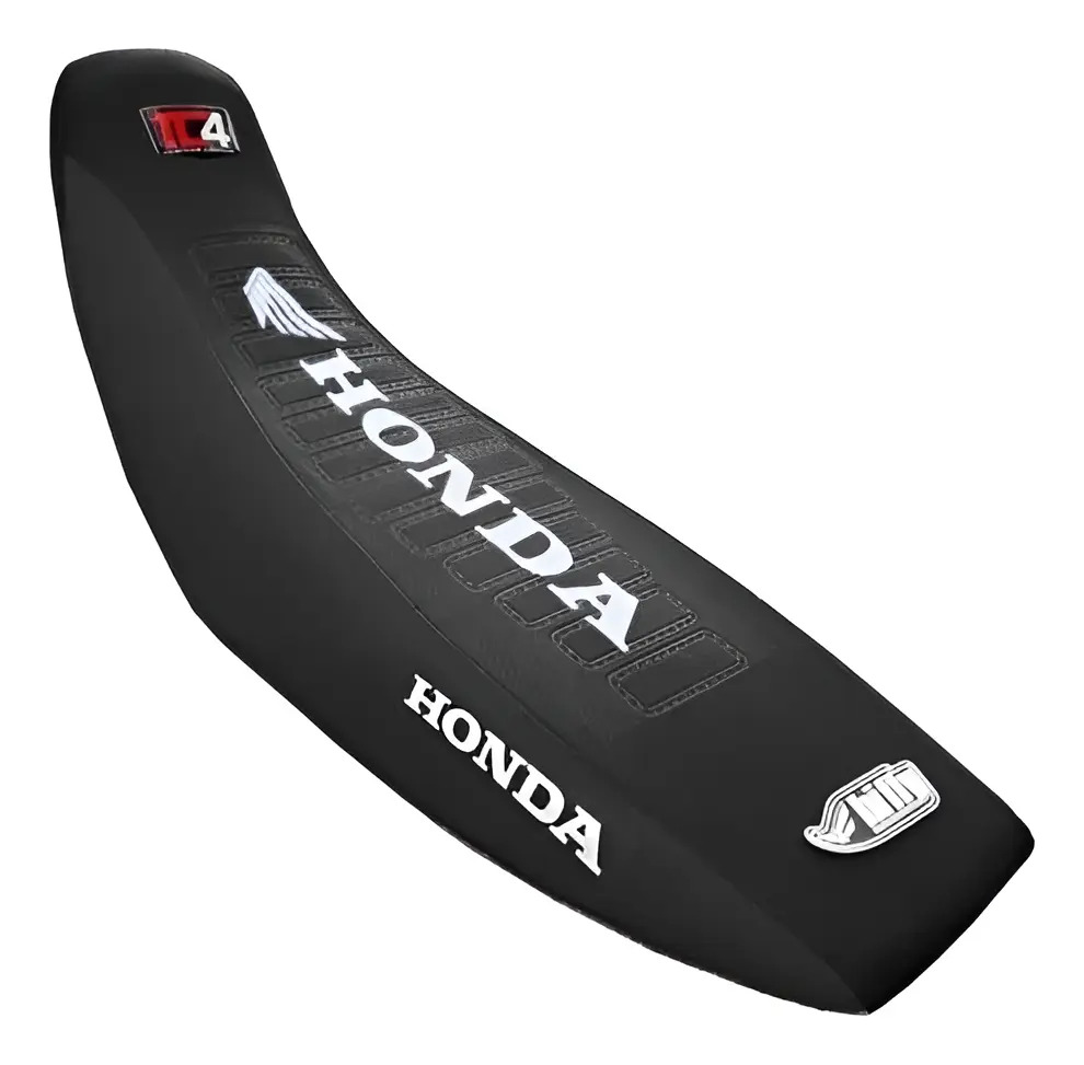 Funda Asiento Tc4 Estampada Honda Cb 1 125 Negra  Estampada