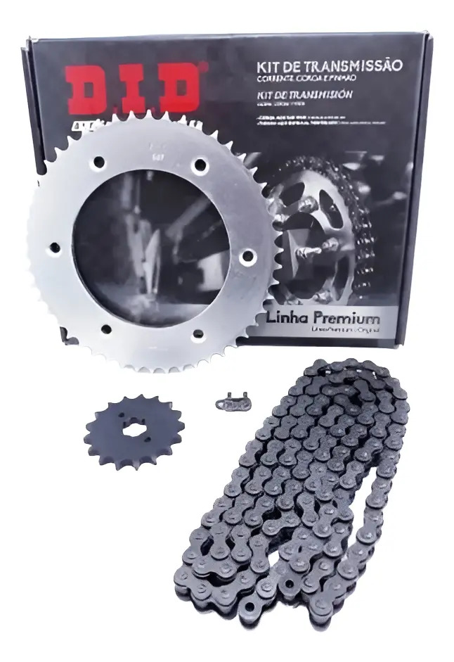Kit Transmisión Did Yamaha Sz 150 41-14 Cadena 428-126 Plateado