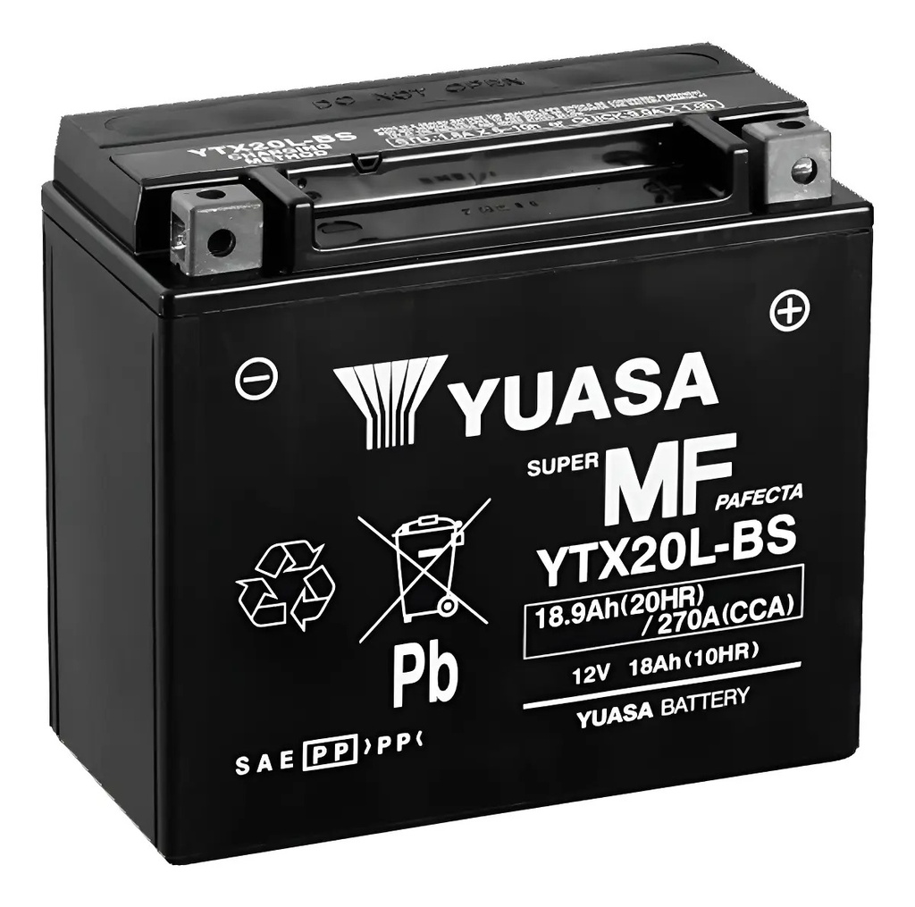Batería Moto Yuasa Ytx20l-bs Ytx20lbs Gel Rpm