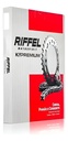 Transmision Riffel Honda Cbx 200 Piñon Corona Cadena 13-41 Gris