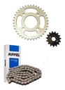 Kit de Transmisión Corona 48T Piñón 16T y Cadena Riffel 428H x 134 Honda XR 160 190
