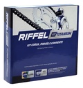 Transmision Riffel Motomel Dakar 200 Piñon Corona Cadena  Gris